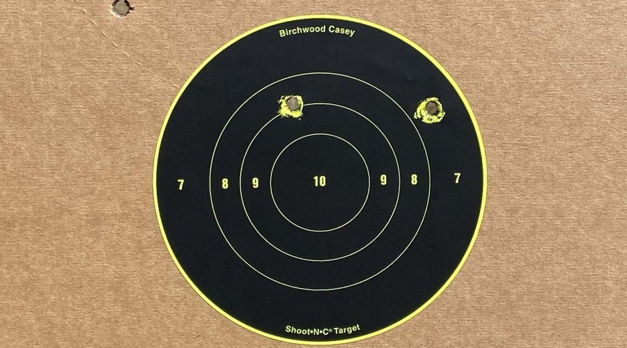 Gruppe auf 500 m mit RWS Target Elite Plus Match 168 gr HPBT