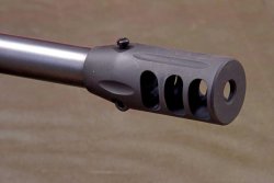 Test: Tikka T3x TAC A1 Präzisionsgewehr Mündungskompensator der Tikka T3x TAC A1