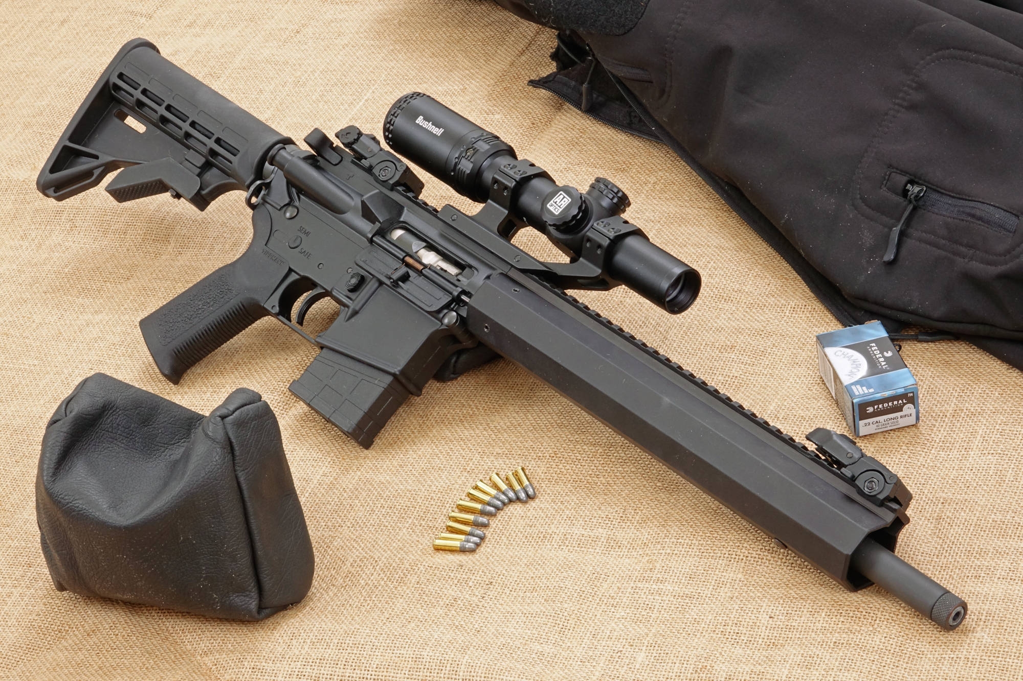 ar-15: Test: Tippmann Arms M4-22 Elite GS in .22 l.r. – wie viel AR-15 kann in einem Kleinkaliber-Gewehr stecken? ar-15: Test: Tippmann Arms M4-22 Elite GS in .22 l.r. – wie viel AR-15 kann in einem Kleinkaliber-Gewehr stecken?