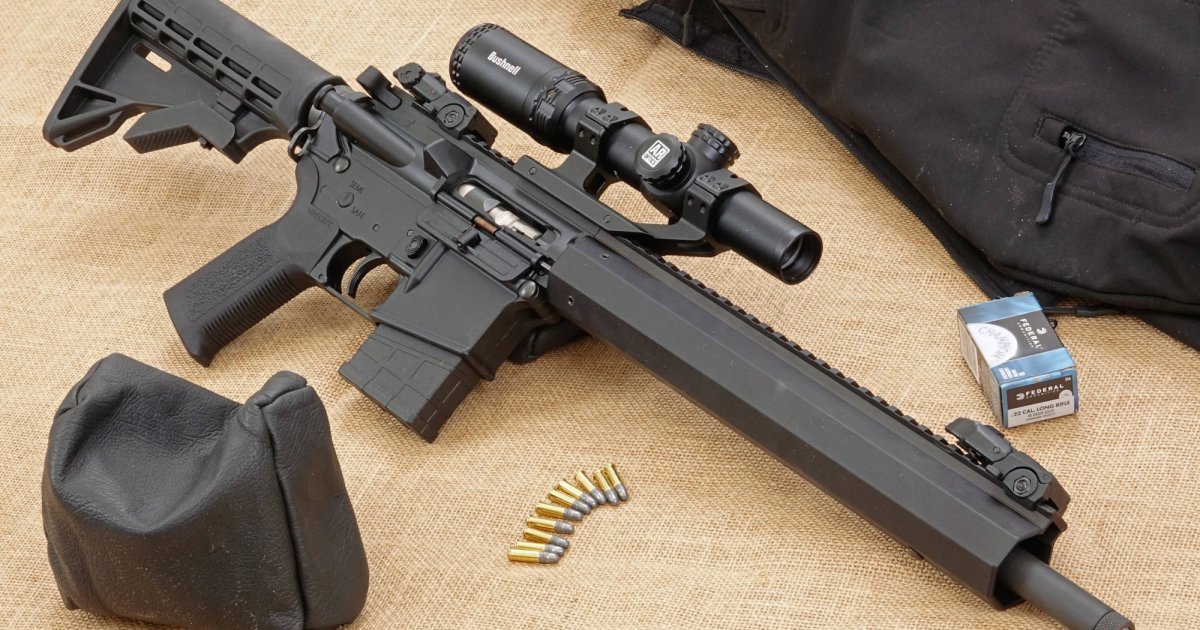 Test Tippmann Arms M422 Elite GS in .22 l.r. wie viel AR15 kann in