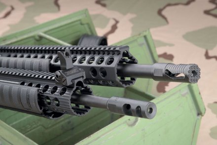 Mündungen Troy Pump Action Rifle Mündungen von Troy PAR National in .223 Remington und Troy PAR Optics Ready in .308 Winchester.