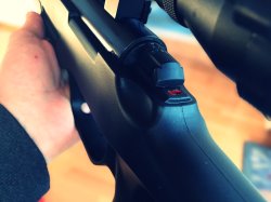 Test: UMAREX UX Patrol Luftgewehr Sicherung des Luftgewehrs UX Patrol