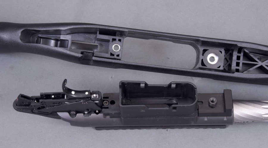 Systembettung der Steyr Pro Varmint Repetierbüchse in .223 Remington