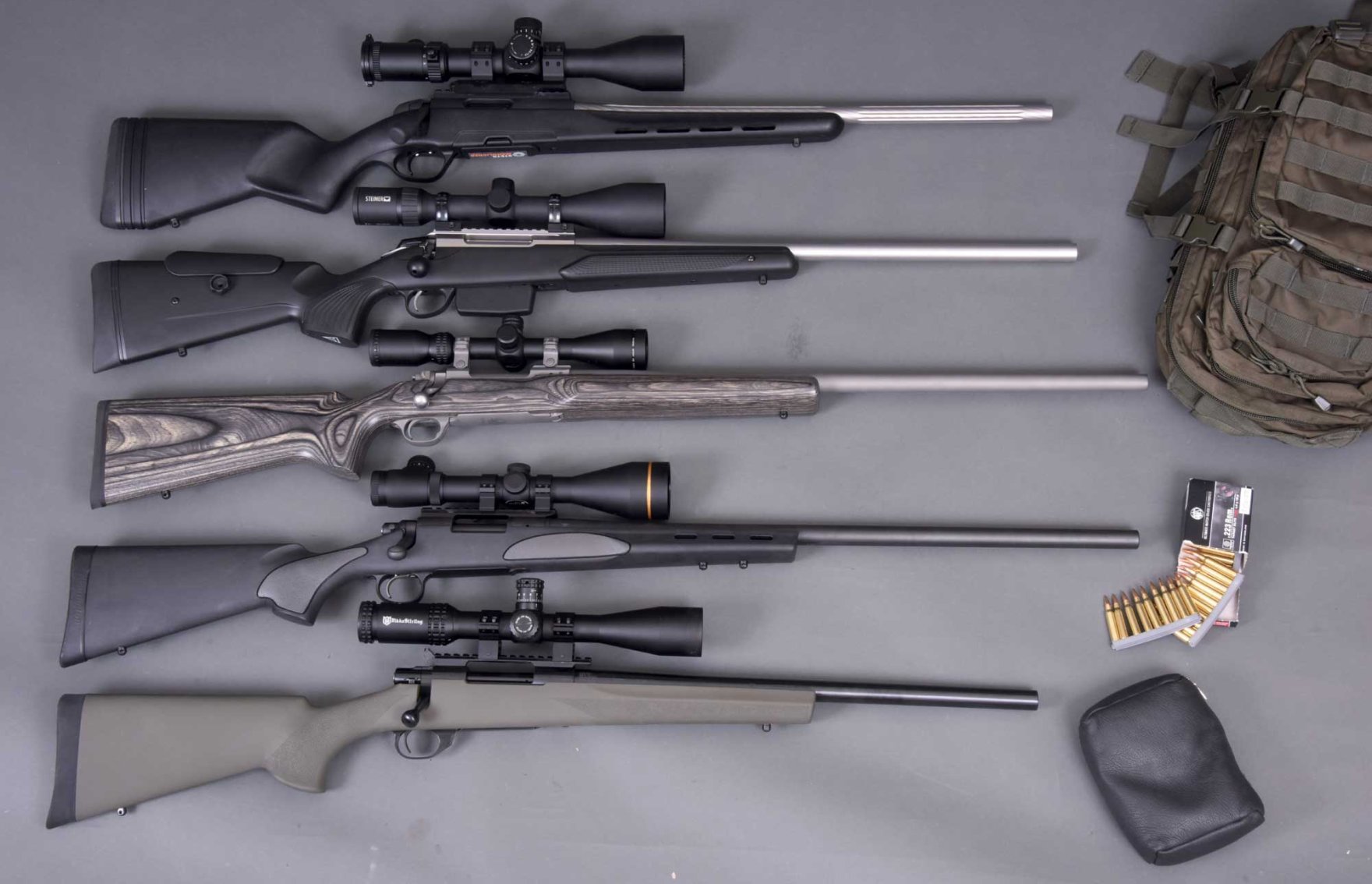 Vergleichstest 5 VarmintRepetierer in .223 Remington für Sportschützen
