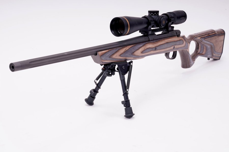 Jubiläum: 80 Jahre Weatherby – Test der Vanguard Spike Camp in 6,5 Creedmoor Vanguard Spike Camp in 6,5 Creedmoor komplett von vorne links.