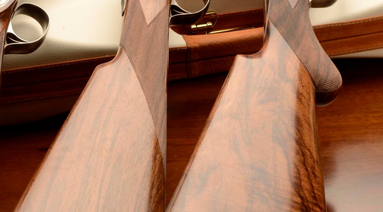 Die Hinterschäfte sind mit und ohne Pistolengriff lieferbar.