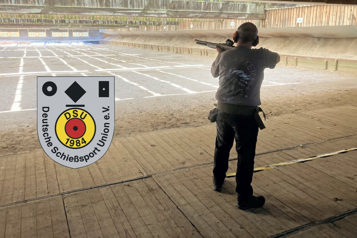 Schießstand-Szene Flinte DSU