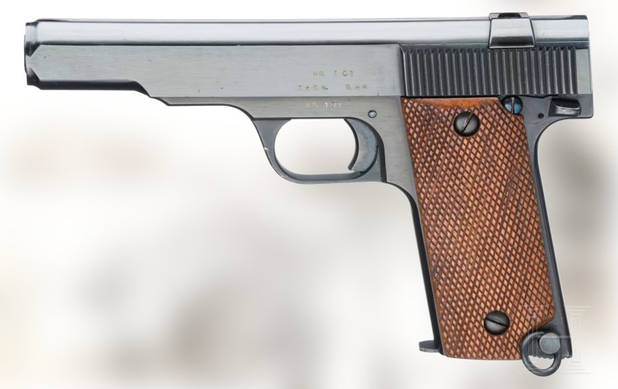 Hermann Historica: Extrem seltene TARN-Pistole im Kaliber 9 mm Luger bei der 109. Auktion Hermann Historica: Extrem seltene TARN-Pistole im Kaliber 9 mm Luger bei der 109. Auktion