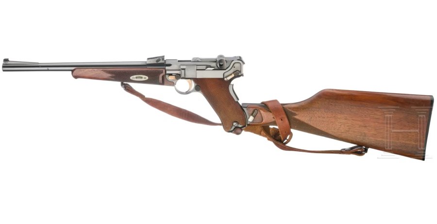 Die 105. Auktion bei Hermann Historica steht an. Unsere Übersicht der vielversprechendsten Lose Ein Luger Karabiner DWM 02.