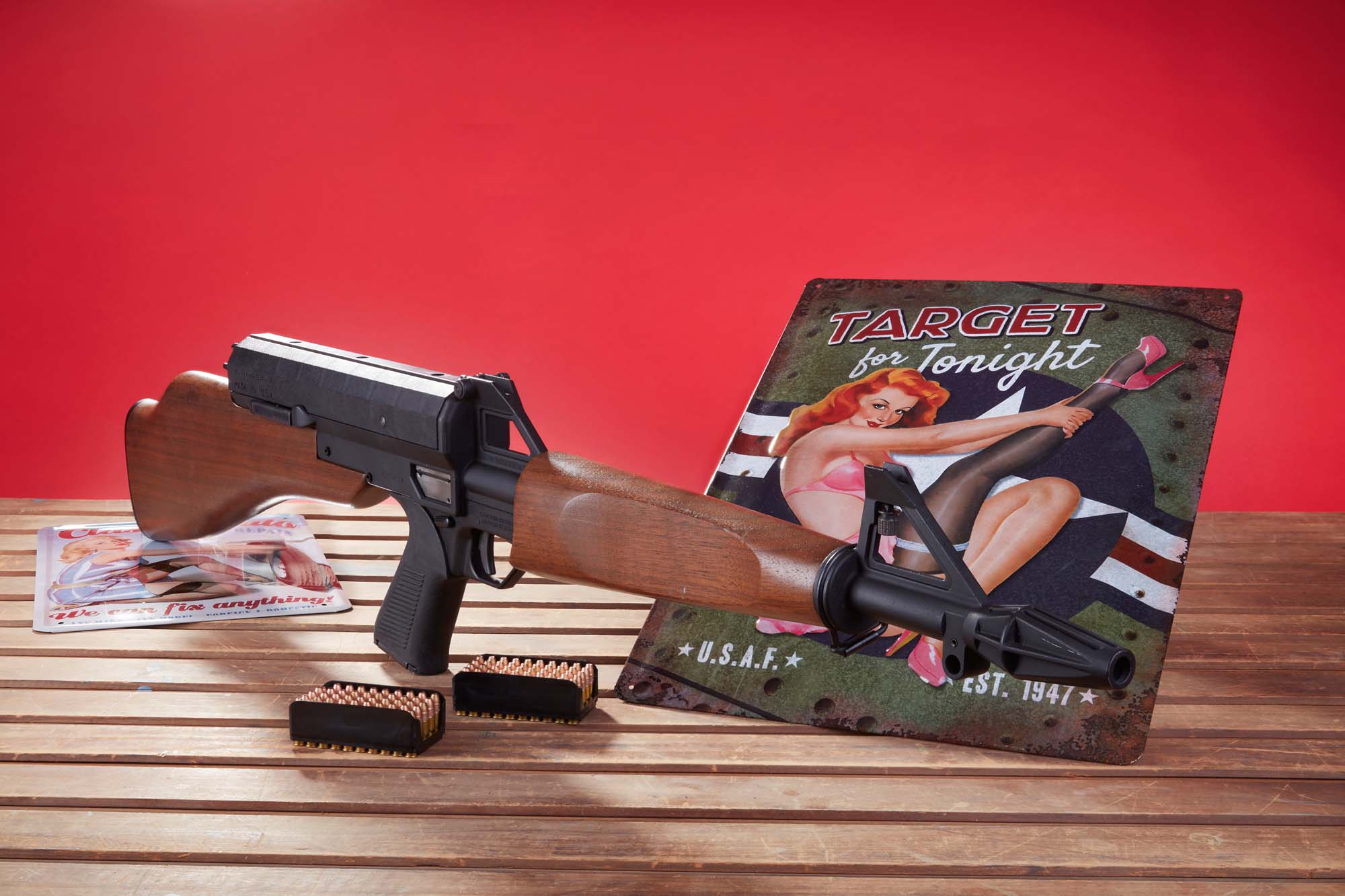 kleinkaliber: Calico M 100 im Test: 100-schüssiger Science-Fiction-Selbstladekarabiner in .22 l.r.