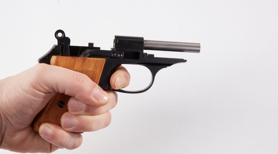 Teil 4 des Repetiervorgang der Erma ERP 74.