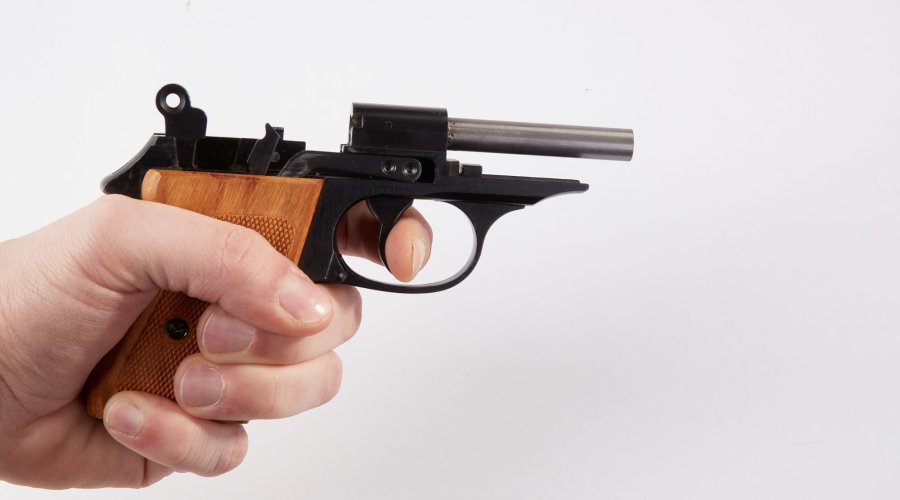 Teil 3 des Repetiervorgang der Erma ERP 74.