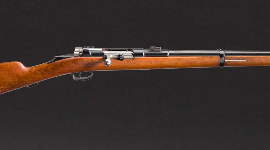Mauser-Koka Mod. 1884 komplett von rechts.