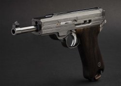 Hermann Historica Auktion am 18. Mai 2022: Einzelstücke und besondere Waffen unter dem Hammer Pistole des Systems Müller im Kaliber 7,65 mm Luger.