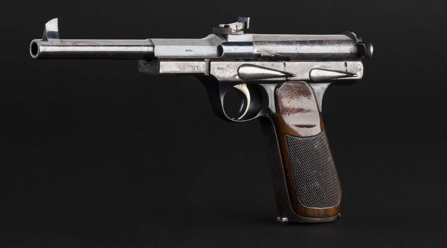 Schwarzlose Modell 1898 im Kaliber 7,63 Mauser.