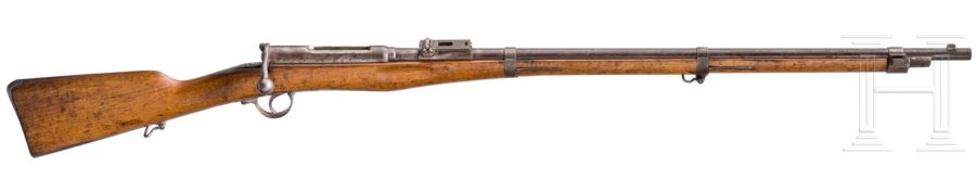 Schnäppchenjagd bei Auktionen für Sammlerwaffen: Was ist der Nachverkauf bei Hermann Historica und wie funktioniert er? Repetierbüchse nach Patent Schulhof Suhl von 1884.