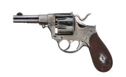 Hermann Historica: Ergebnisse der Online-Auktion Nr. 101 vom 10-11 Juli 2024 – Nachverkauf noch bis 31. August Revolver vom Typ Dreyse Reichsrevolver M 83, Kaliber .380.