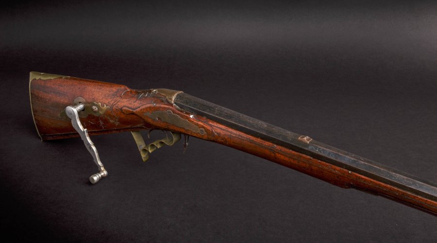 Barocke Windbüchse von Joseph Kuchenreuter