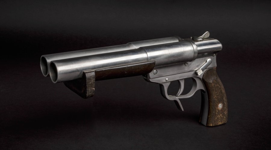 Doppelläufige Marine-Signalpistole Walther SLd