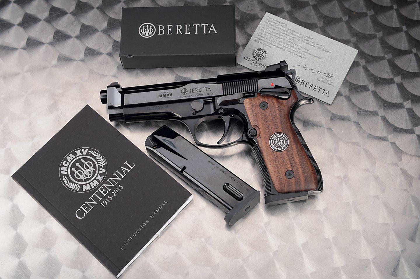 100 Jahre Beretta Pistolen Beretta Special-Edition Pistole Centennial