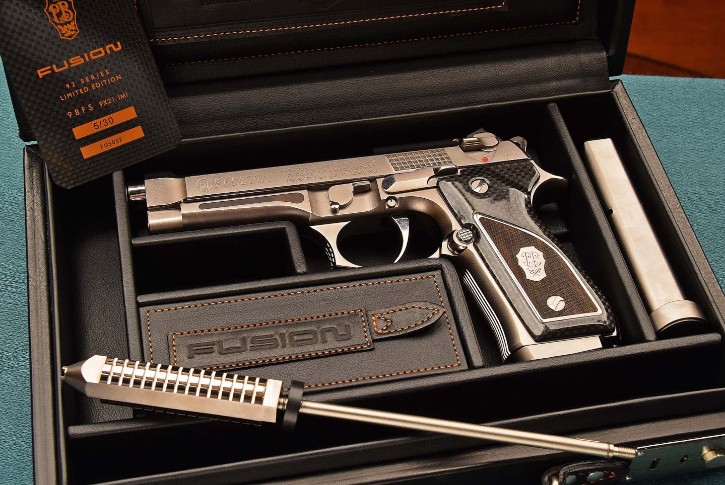 Beretta 98 Fusion: Sammler-Edition der halbautomatischen Pistole! Beretta 98 Fusion: Sammler-Edition der halbautomatischen Pistole!