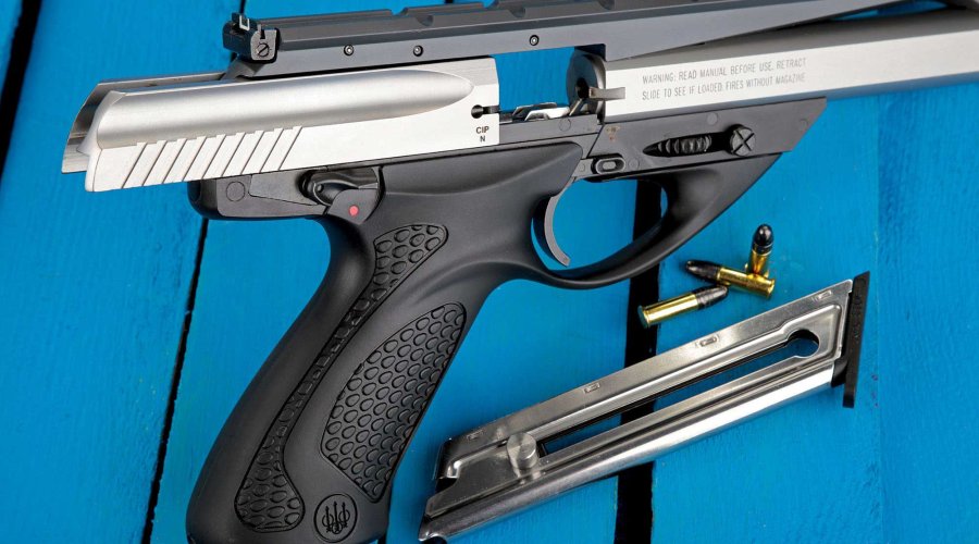 Die Sicherung der Beretta U22 Neos in .22 l.r. 