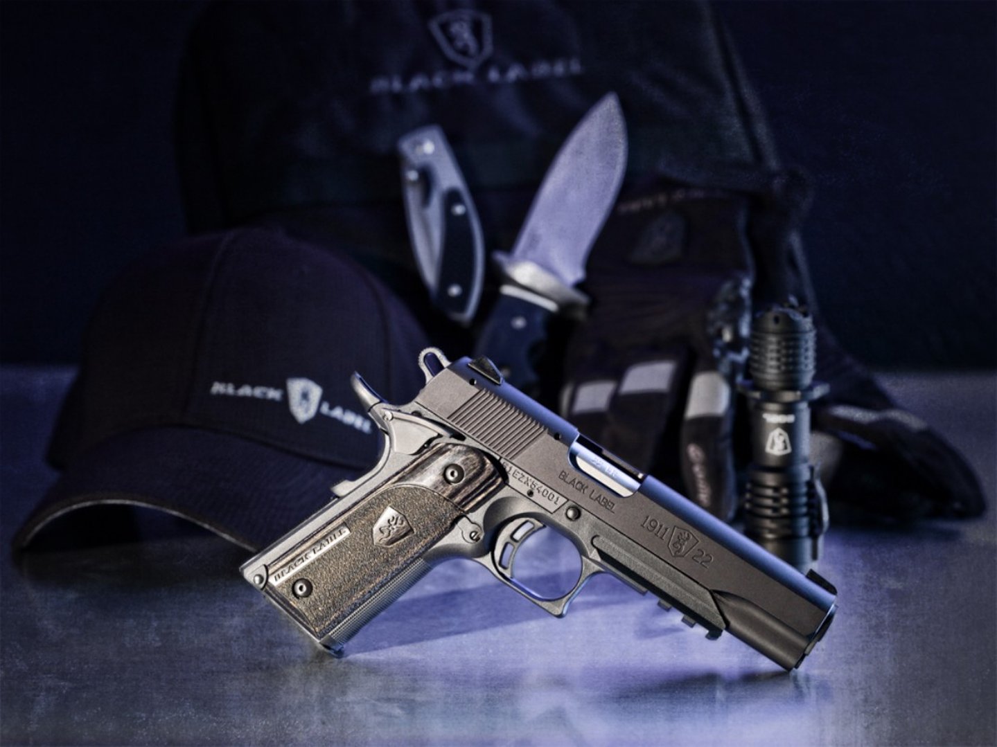 Browning 1911-22 A1 Black Label Laminate, .22 Long Rifle