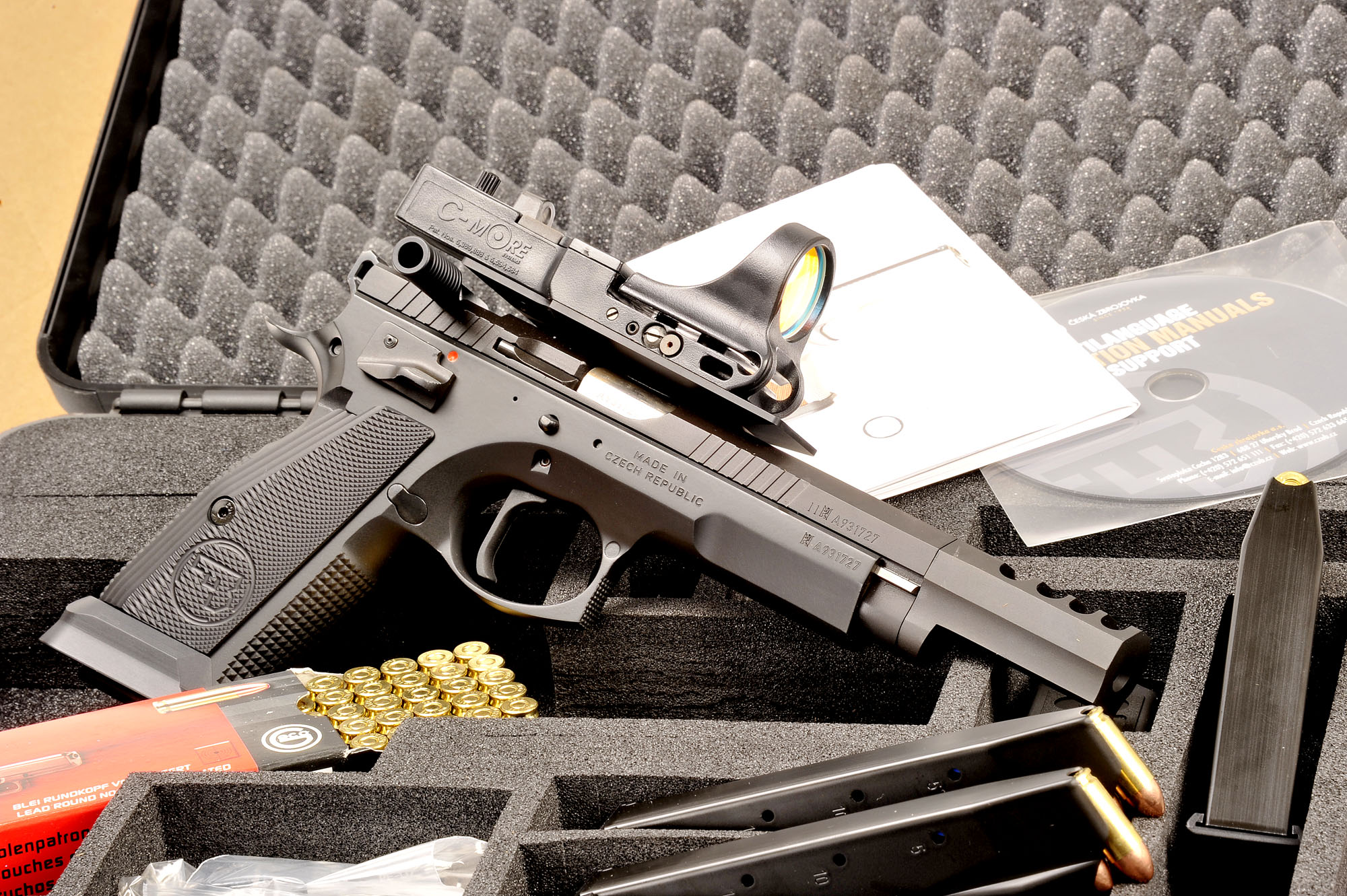 ceska-zbrojovka: CZ 75 TS Czechmate: IPSC-Pistole für Open Division und Limited