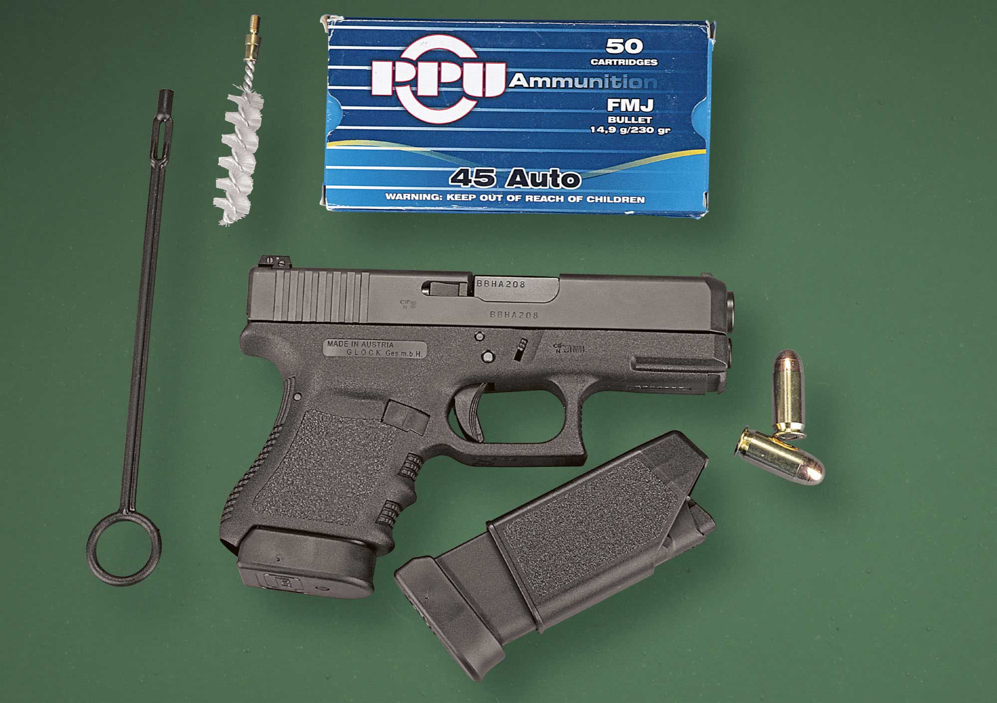 glock: Test: Subkompakt-Pistole GLOCK 36 im Kaliber .45 ACP