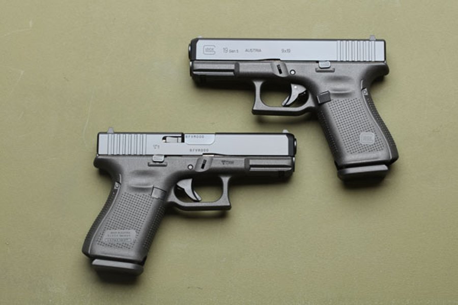 GLOCK Pistolen Gen5: G17 und G19 jetzt erhältlich! GLOCK Pistole G19 Gen5 in der Seitenansicht
