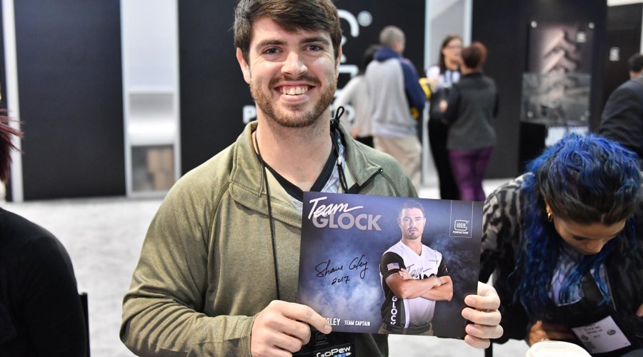 GLOCK Shooting Team Captain Shane Coley auf der SHOT Show 2017