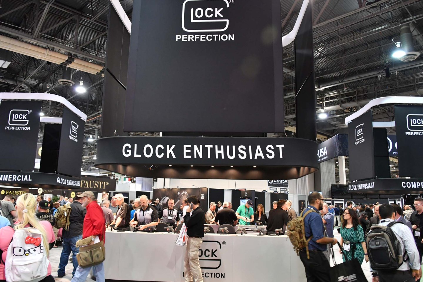 GLOCK auf der SHOT Show 2017 SHOT Show Stand von GLOCK