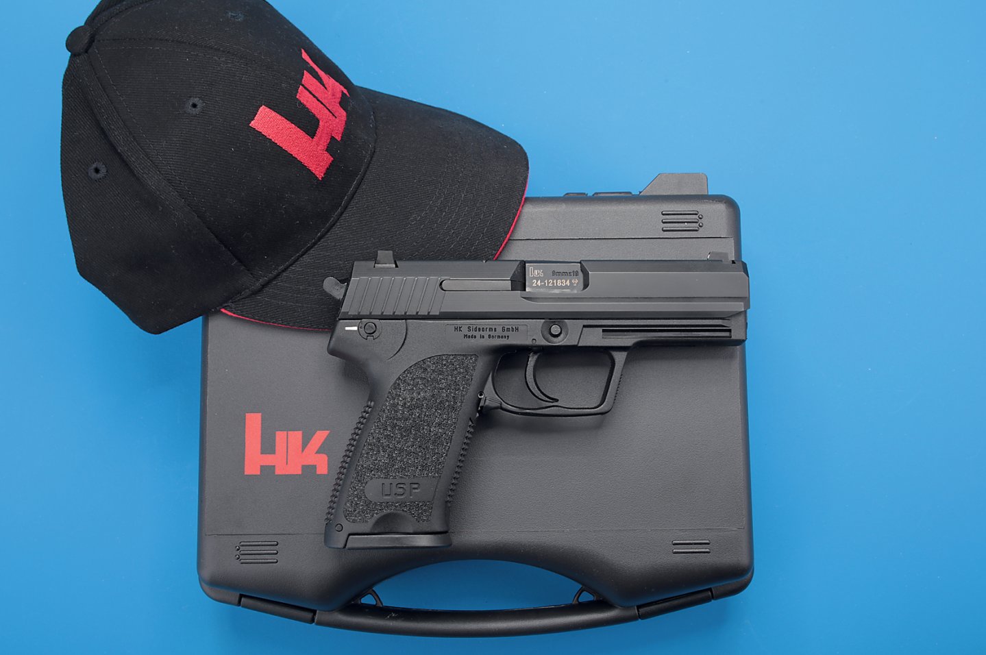 Heckler & Koch USP in 9 mm Luger - unsere Testwaffe.