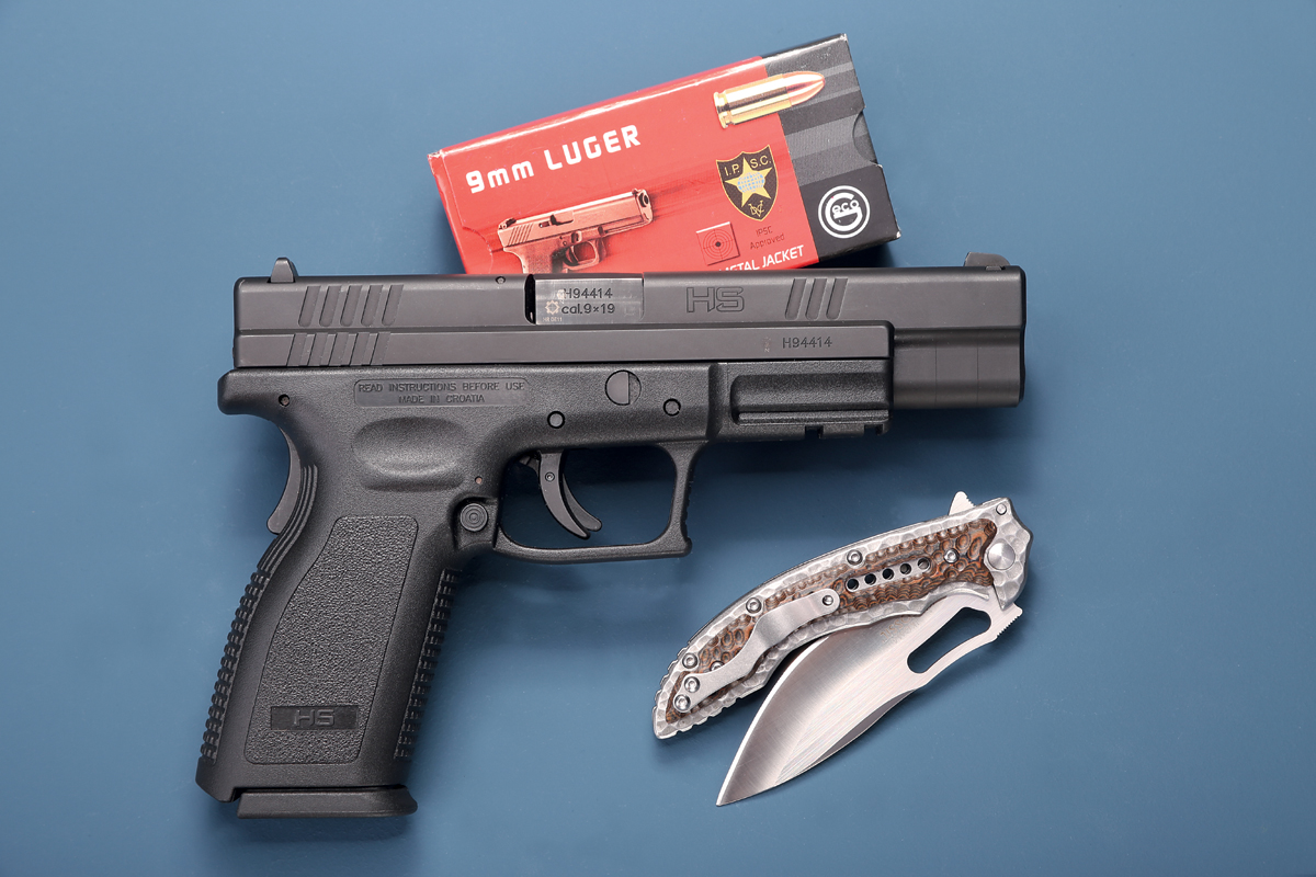 Unsere Testwaffe - HS Produkt Standard Series HS 9 Tactical in 9 mm Luger
