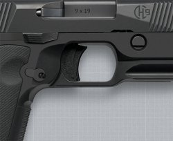 Hudson H9A: 9 mm Pistole mit Aluminium-Rahmen Abzug der Hudson H9