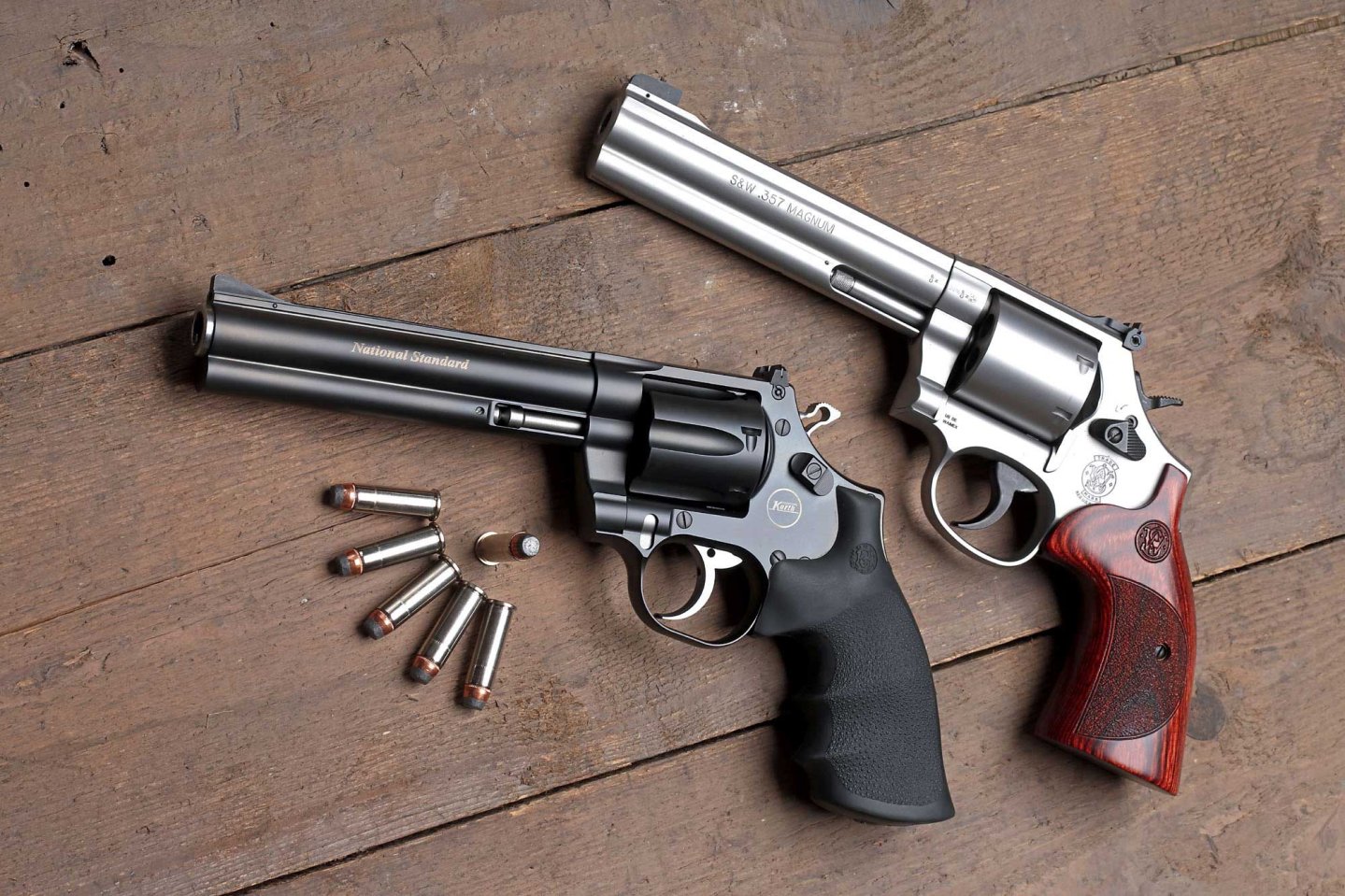 Revolvergleich: Korth National Standard vs. Smith & Wesson M686 International Korth National Standard vs. Smith & Wesson M686 International