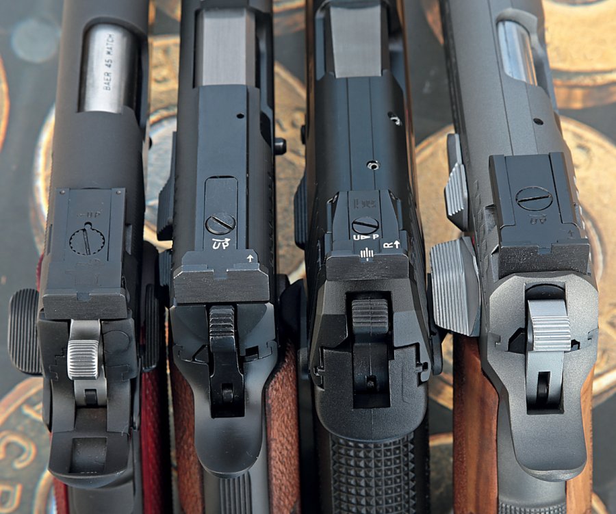 Test: Longslide-Pistolen in .45 ACP Matchkimmen an Longslide-Pistolen