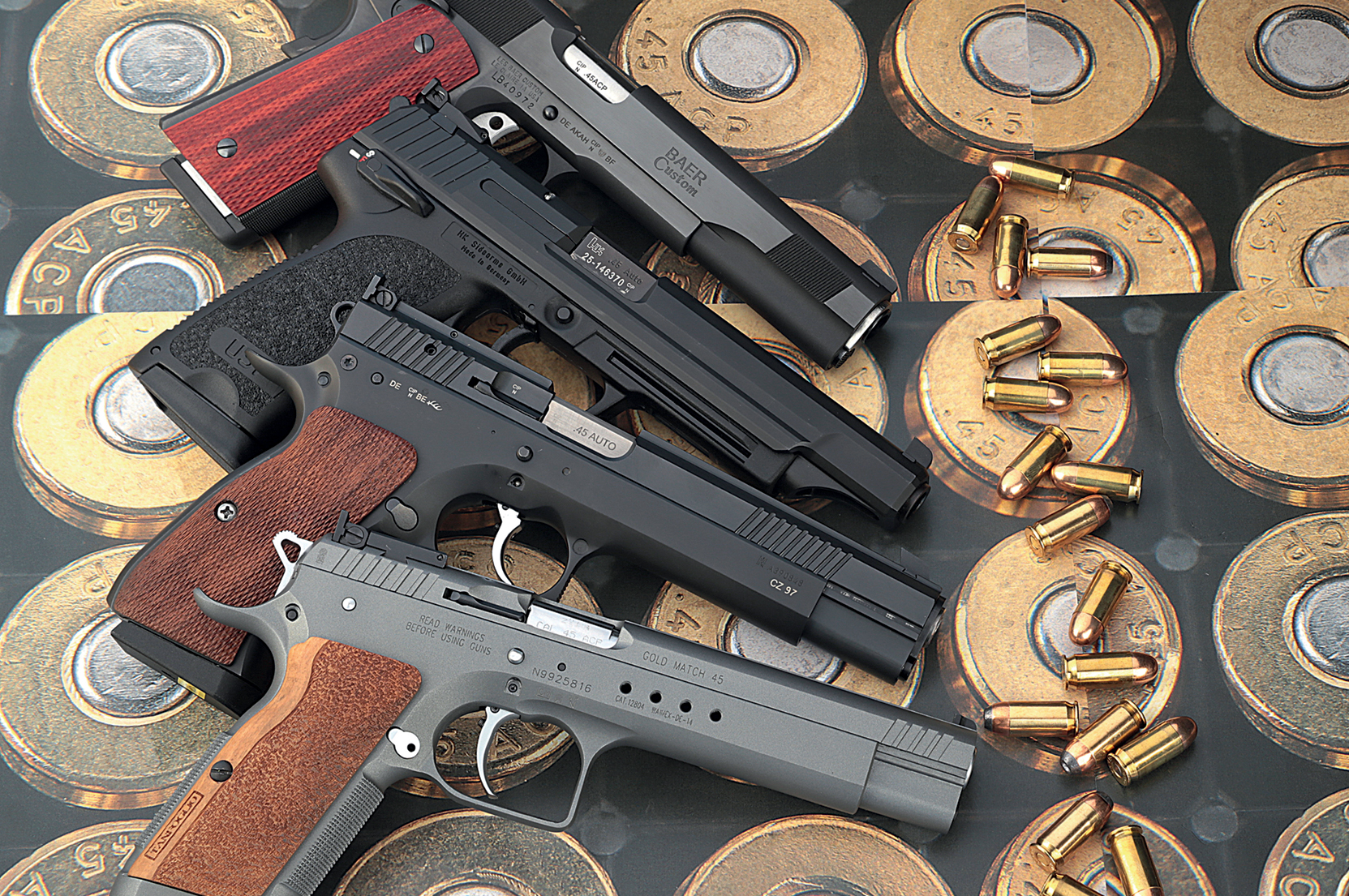 45-acp: Test: Longslide-Pistolen im Kaliber .45 ACP 45-acp: Test: Longslide-Pistolen im Kaliber .45 ACP