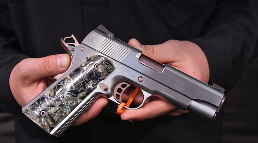 9-mm-Pistole Lady Hawk 2.0 von Nighthawk Custom für Frauen