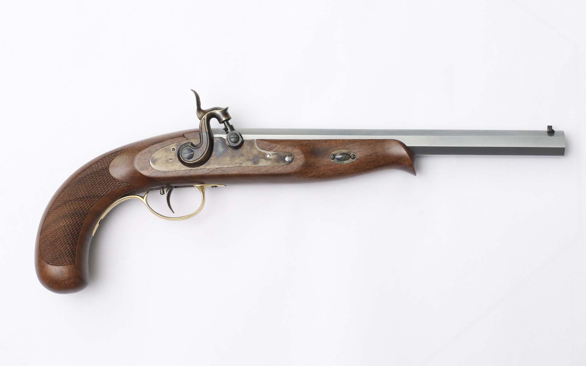 Pedersoli Continental Target: ein Vorderlader für alle Die Pedersoli Continental Target von der rechten Seite.