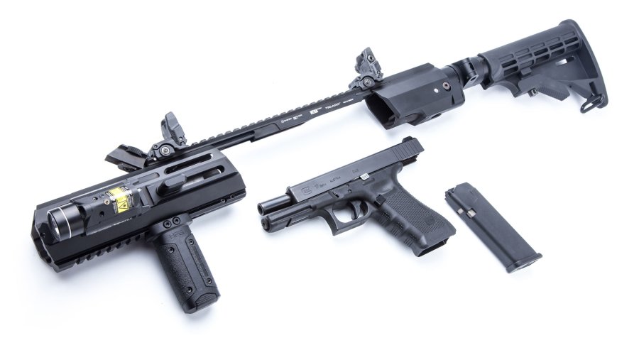 Handgun to carbine conversion kit
