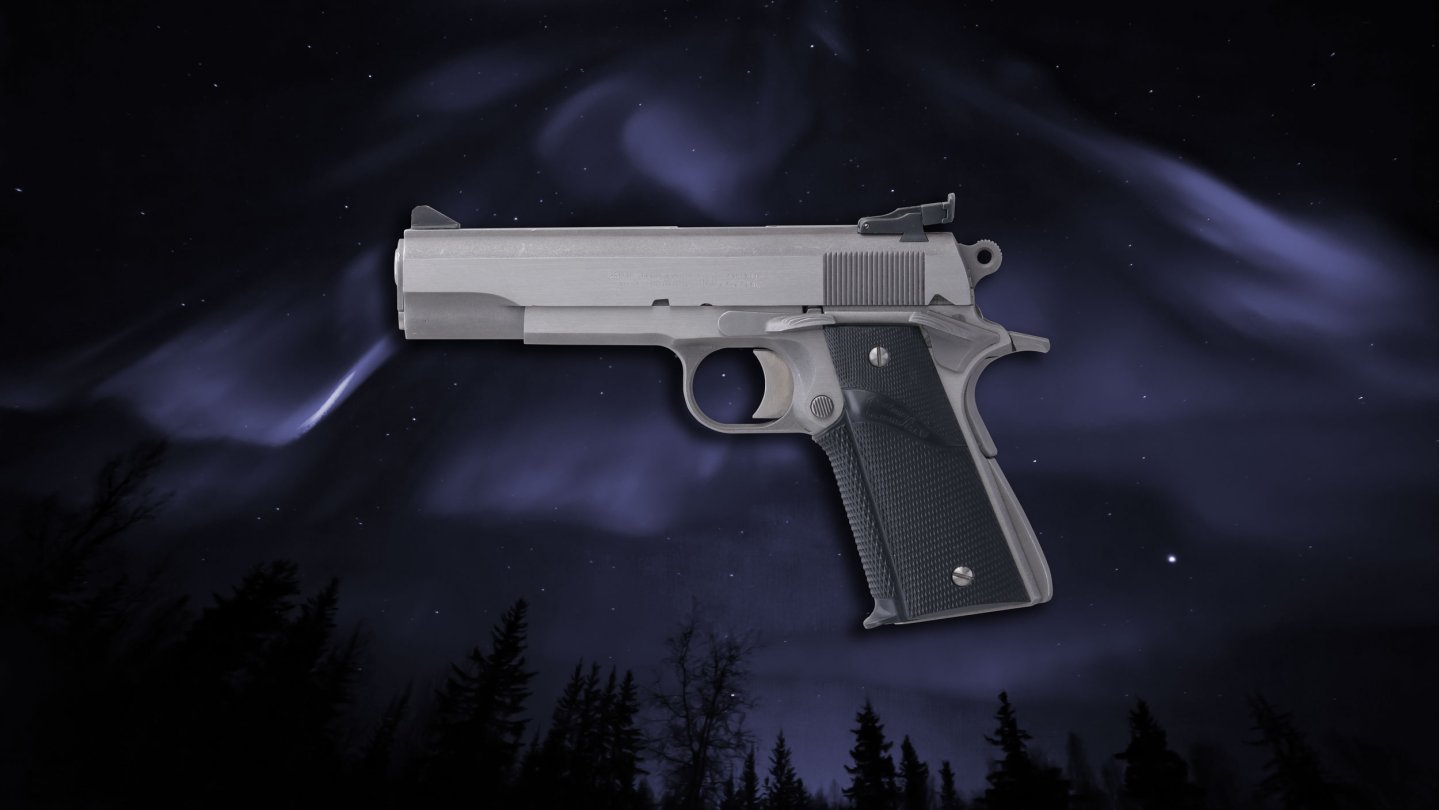 RANDALL A122: COLT Government Klon in Stainless Steel Single-Action Pistole RANDALL A122