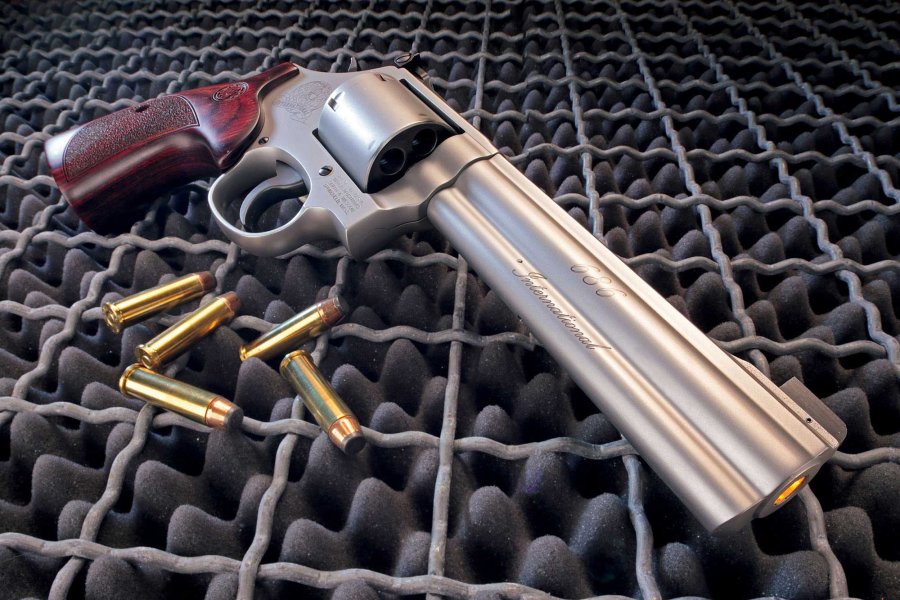 Revolver für Einsteiger: Tipps für die richtige Wahl der Waffe Revolver Smith & Wesson M 686 im Kaliber .357 Magnum für Sportschützen