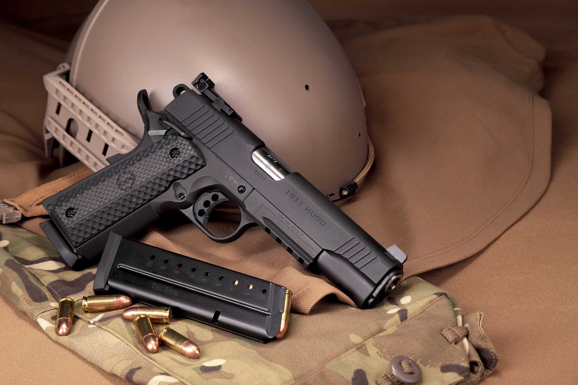 schmeisser: Test & Technik: Schmeisser 1911 Hugo Pistole im Kaliber 9 mm Luger