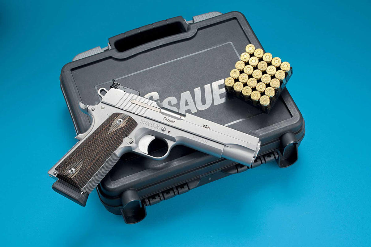 sig-sauer: Test: SIG Sauer 1911 Stainless Target Pistole im Kaliber .45 ACP