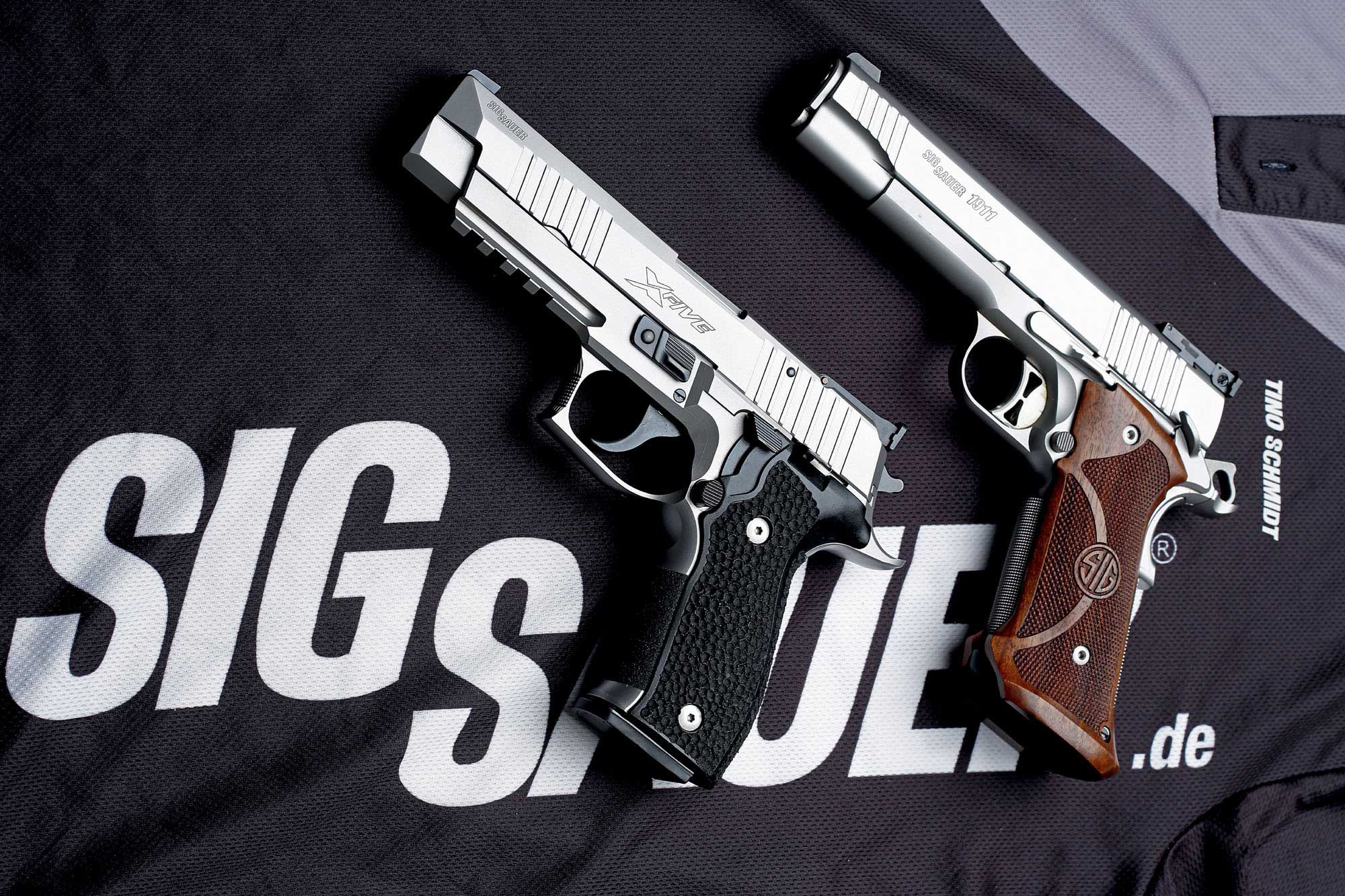 sig-sauer: Pistolen-Vergleich: SIG Sauer X-Five & 1911 Traditional B&H Edition