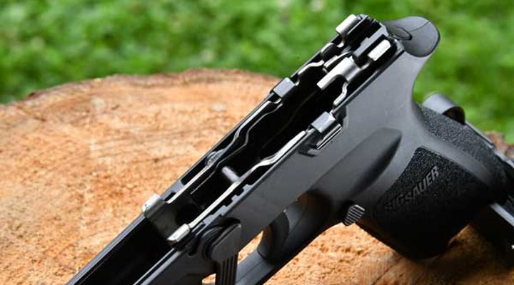 Abzugsgruppe der SIG Sauer P320 Pistole