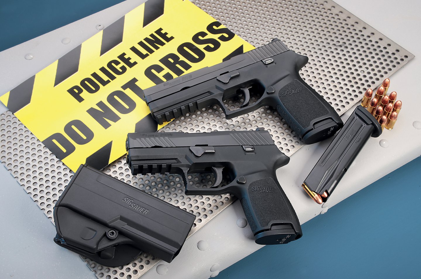 SIG Sauer P320 und P250 Zwei Pistolen