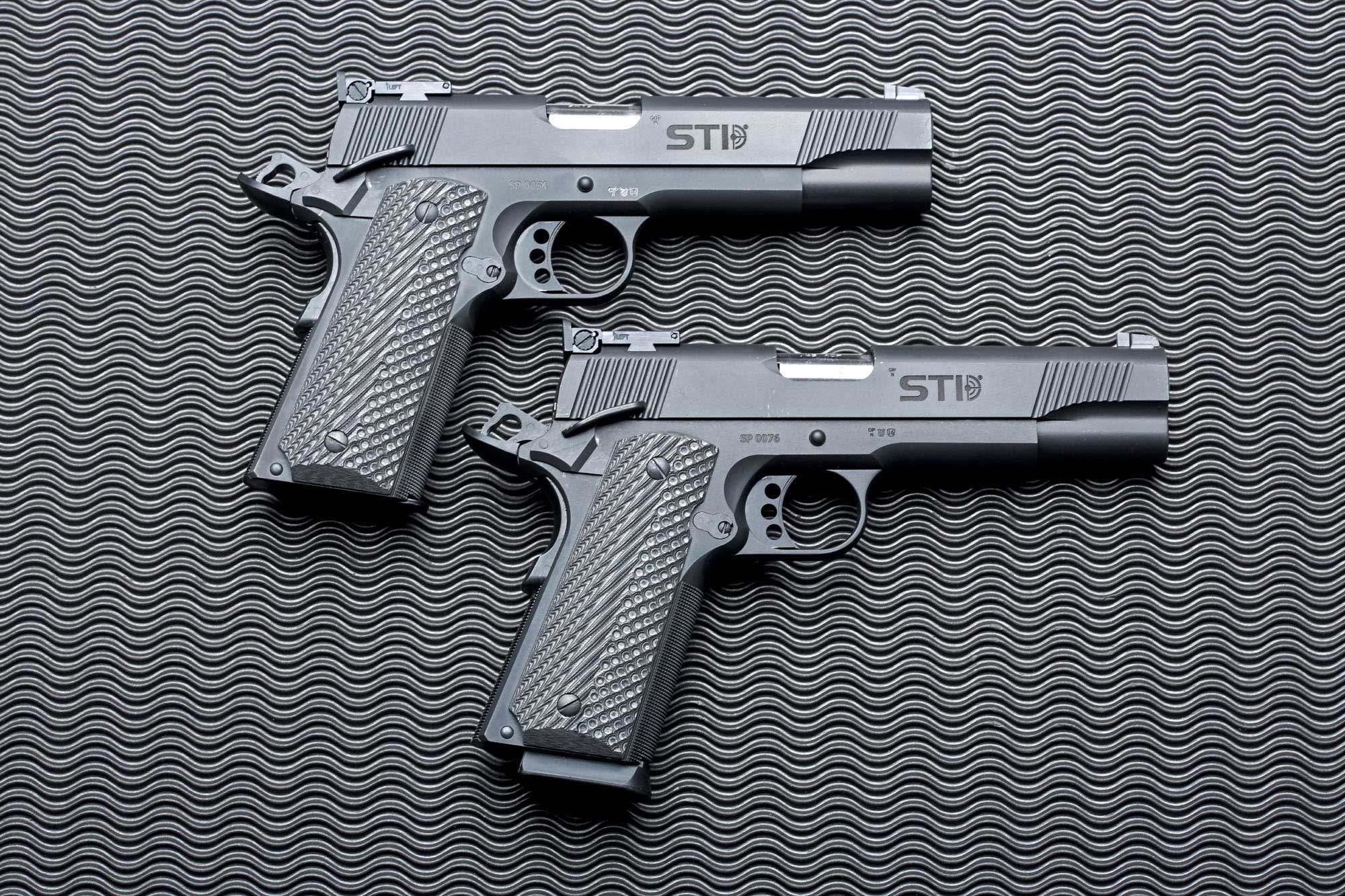 1911er: Test: 1911er Pistole STI Europe Sparta 5.0 in 9 mm Luger und .45 Auto 1911er: Test: 1911er Pistole STI Europe Sparta 5.0 in 9 mm Luger und .45 Auto