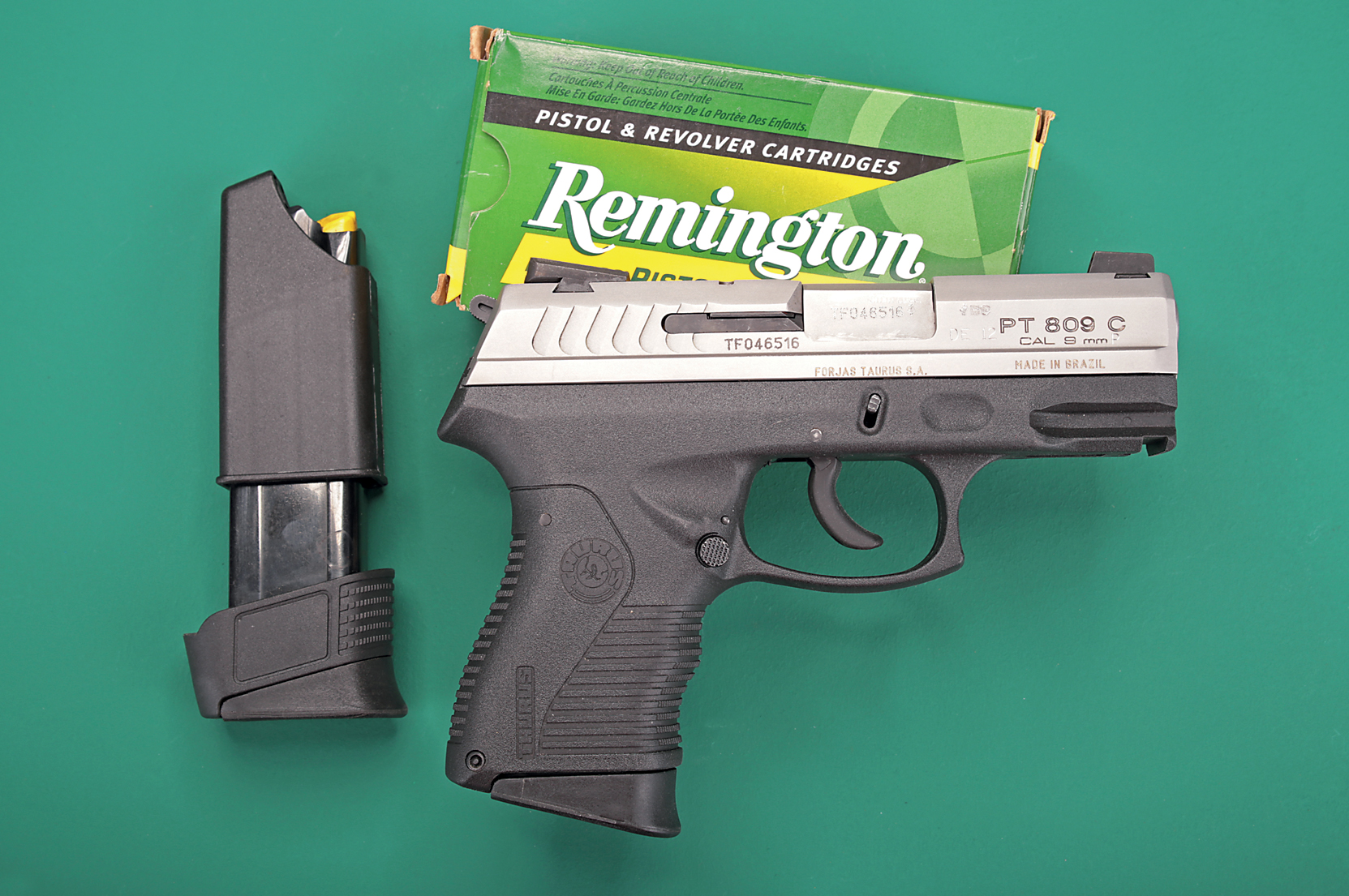 Taurus PT 809 C Stainless in 9 mm Luger - unsere Testwaffe Taurus PT 809 C Stainless in 9 mm Luger - unsere Testwaffe